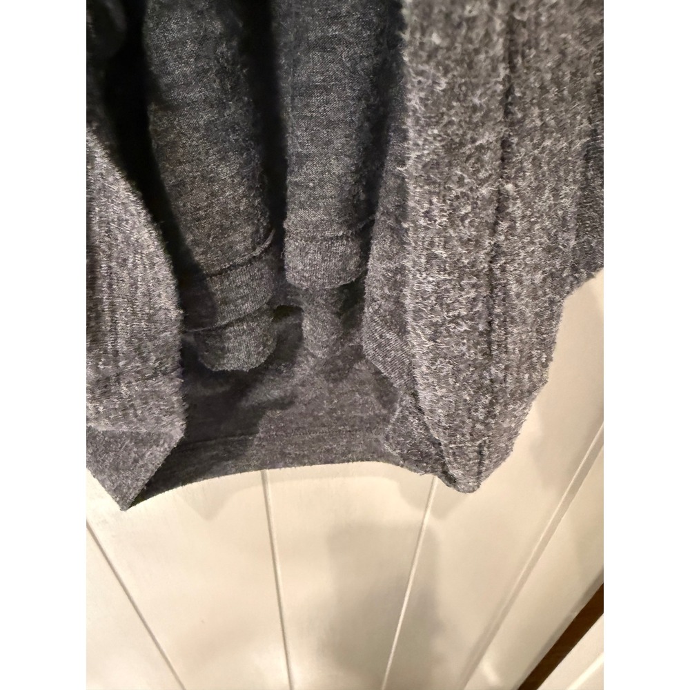 Banana Republic Womens Charcoal Gray Ruched Side Long Sleeve Sheath Dress Size M - Picture 5 of 13
